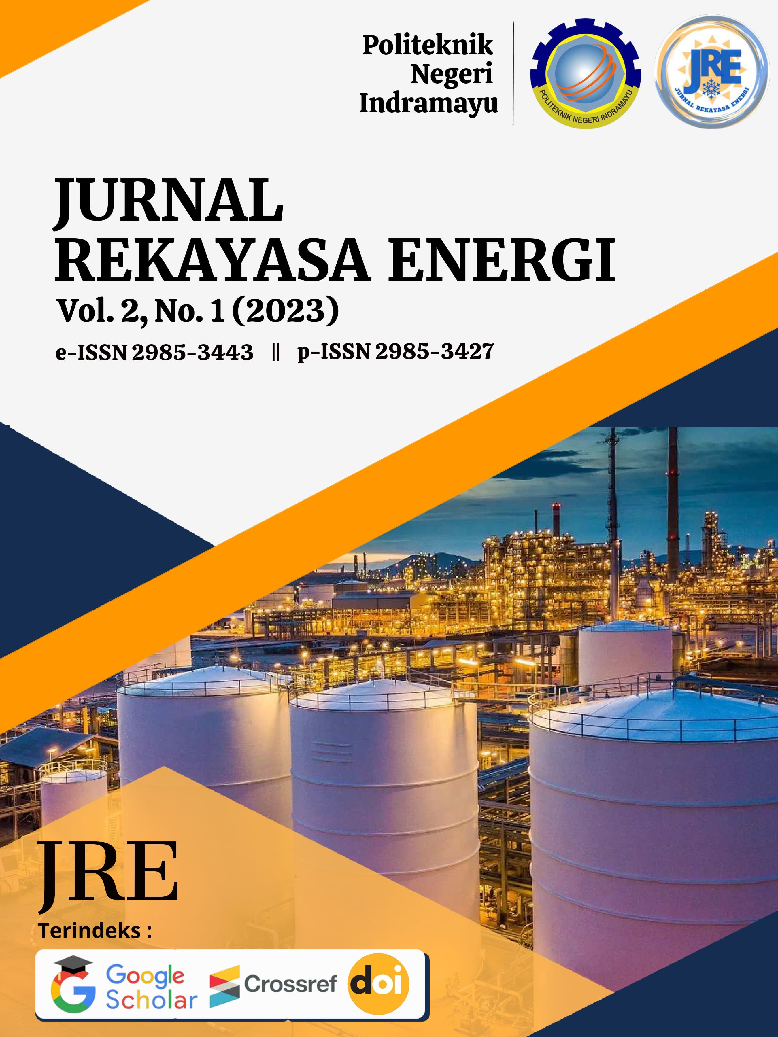 					View Vol. 2 No. 1 (2023): Jurnal Rekayasa Energi
				
