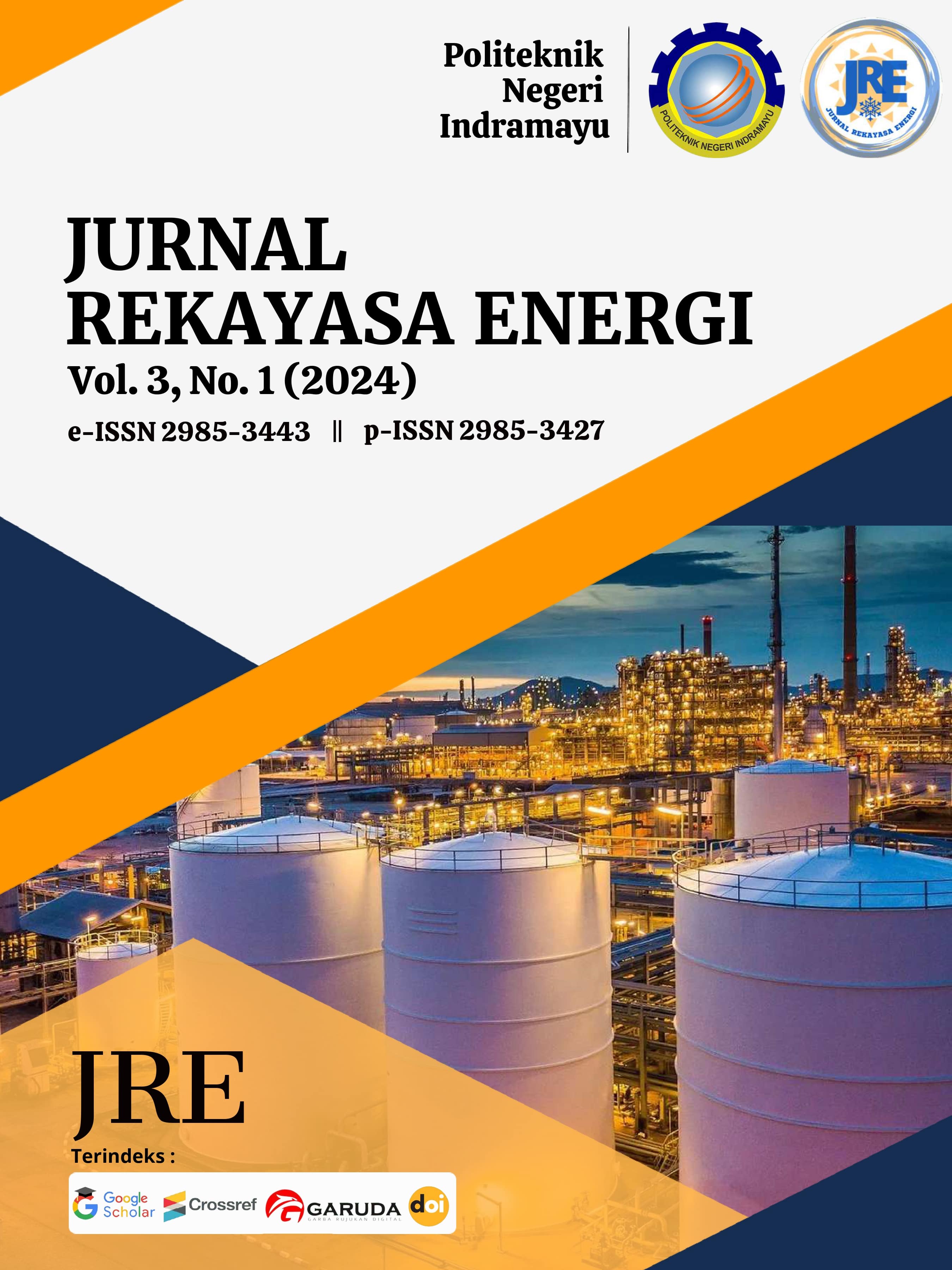					View Vol. 3 No. 1 (2024): Jurnal Rekayasa Energi
				